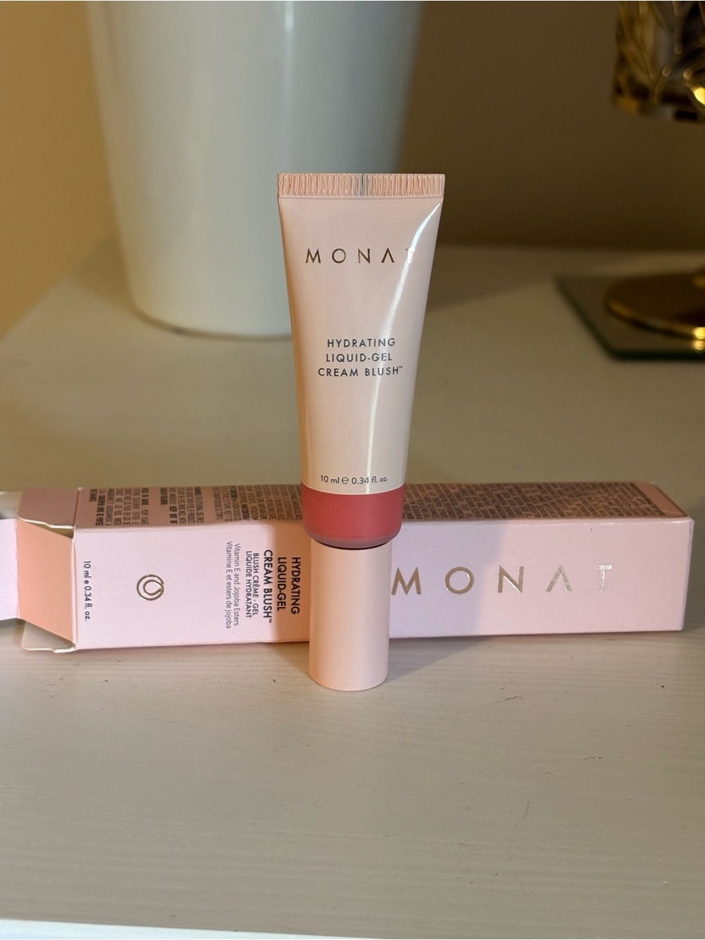 MONAT Hydrating Liquid-Gel Cream Blush — Pink